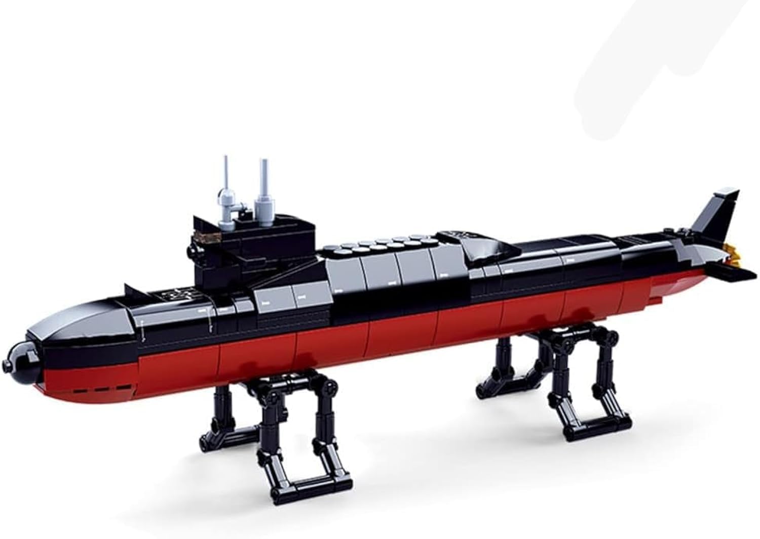 Amazon | ENHANA 原子力潜水艦 組み立てブロック モデルトイ 長さ13.81